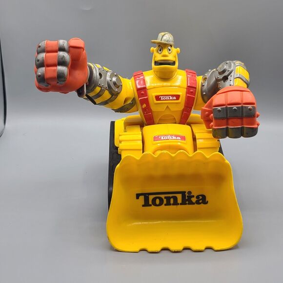 Tonka Hasbro My Talkin’ Truckbot Grady Roads Bulldozer 2000 Not Working - Picture 16 of 16